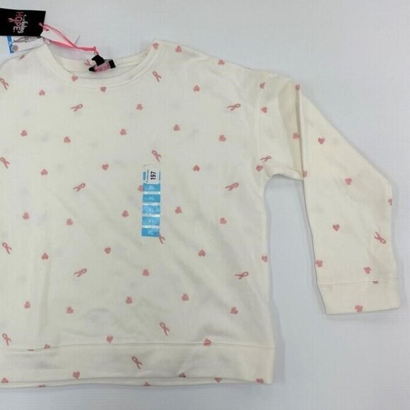 BOGO Feeling Hope Pink Ribbon Breast Cancer Cause Sweat Yoga Shirt loungewear XL - Picture 1 of 2